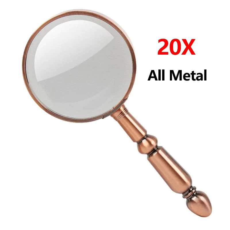 Console Retro Gaming Portable - 20X Portable All-Metal Magnifier Retro Portable