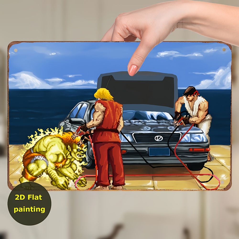 Retro Gaming Pictures - Vintage iron sign poster Spring Decoration