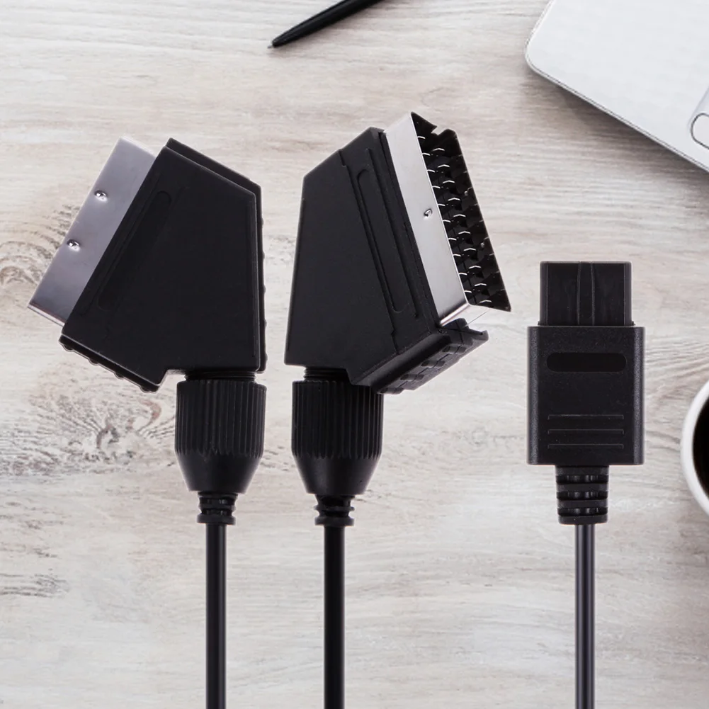 Retro Gaming Cables - 1.8m RGB Video AV A/V TV