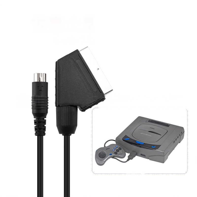 1.8m Scart Cable for Sega Satu - Retro Gaming Cables review and price