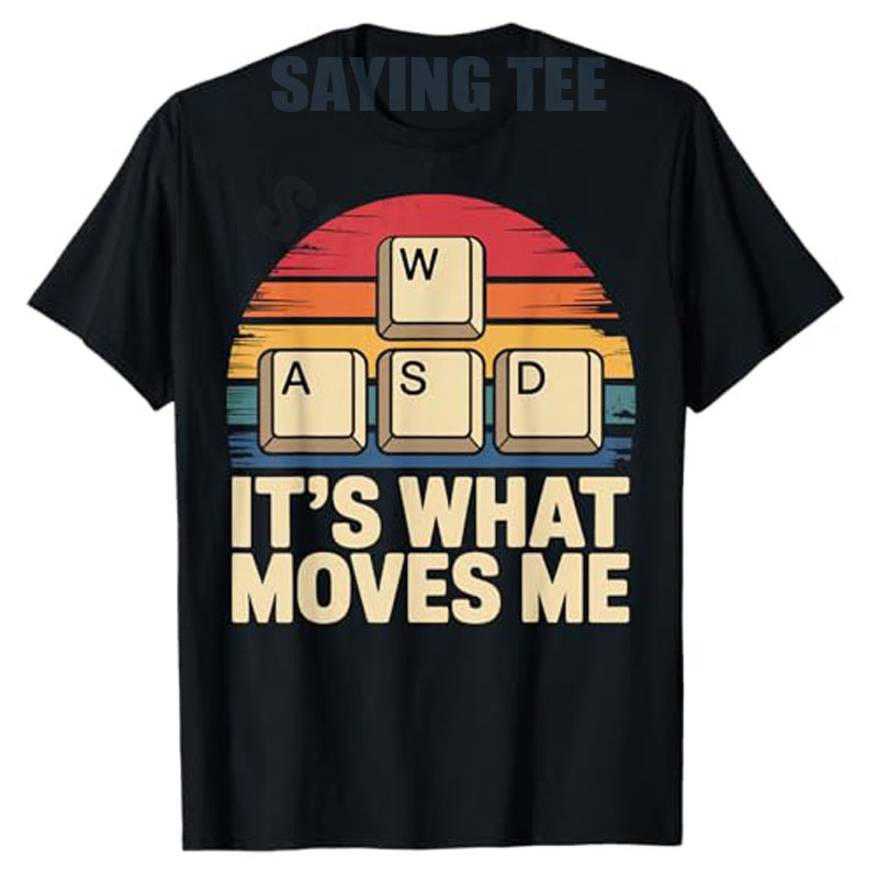 Retro WASD Gaming Keys Funny P - Retro Gaming Gifts For Men review and price