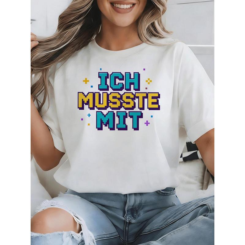 Ich Musste Mit German Meme T-S - Retro Gaming Meme review and price