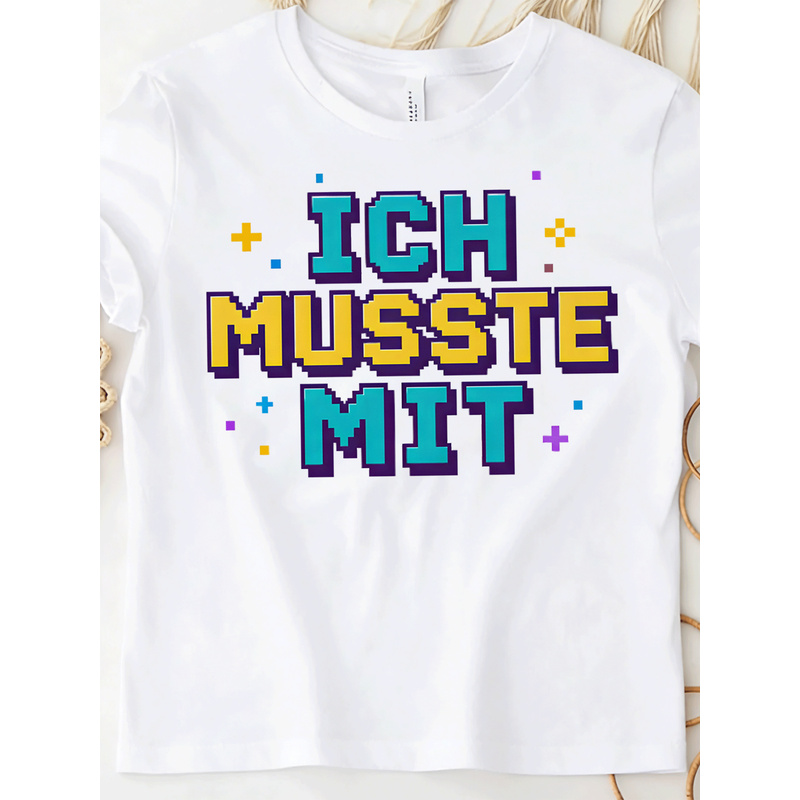 Ich Musste Mit German Meme T-S - Retro Gaming Meme review and price