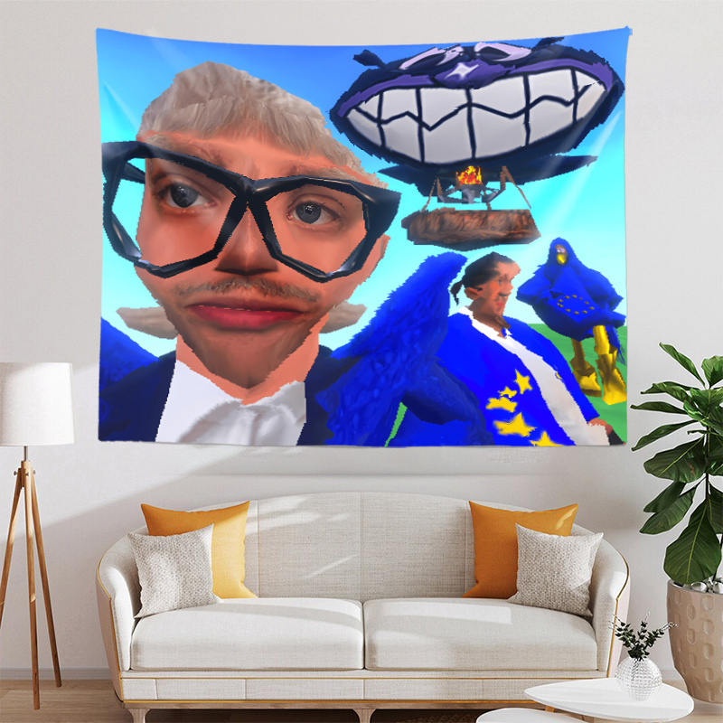 VIKAMA Low Poly Cartoon Meme R - Retro Gaming Meme review and price