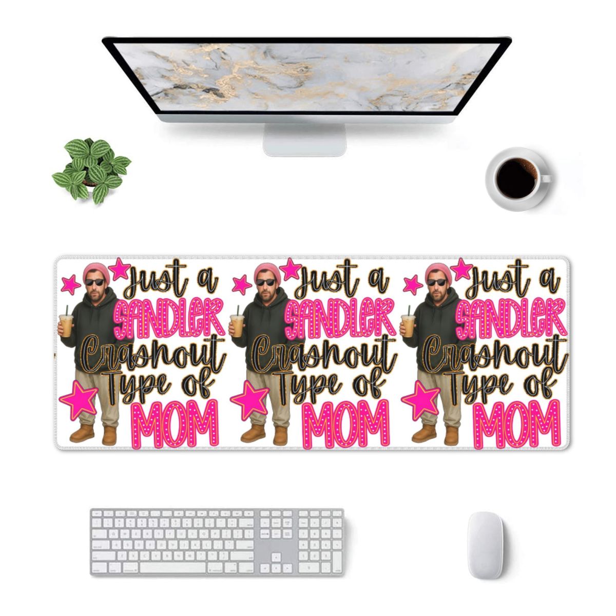 Large Mouse Pad Adam Sandler M - Retro Gaming Meme review and price