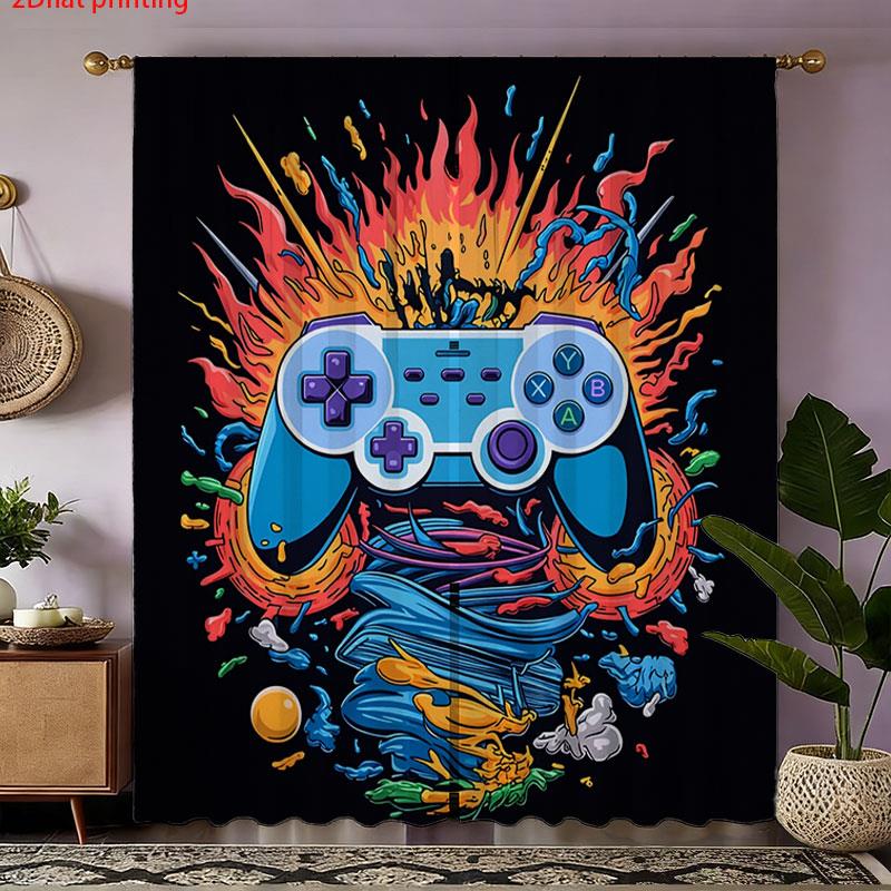 Retro Gaming Controller Curtai - Retro Gaming Cafe review and price