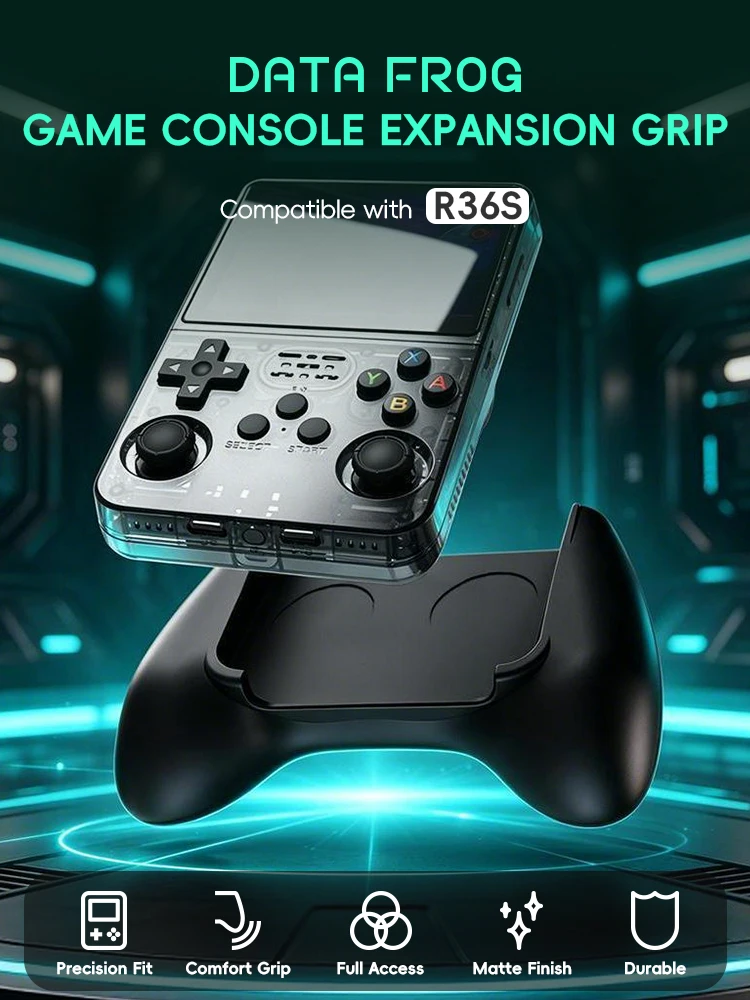 Data Frog R36S Game Grip Ergon - Console Retro Gaming Portable review and price