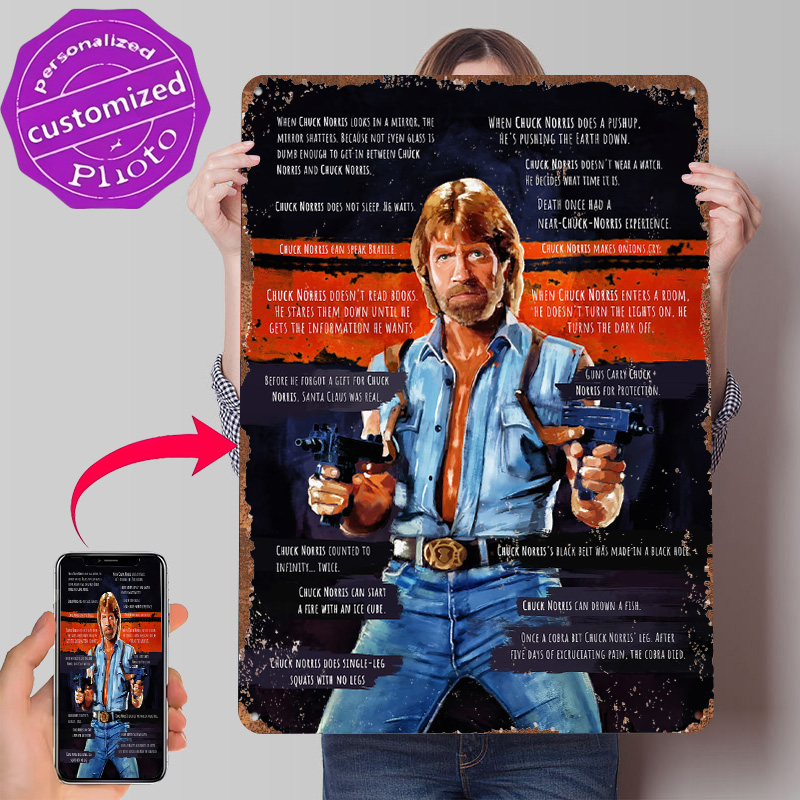Chuck Norris Memes Metal Poste - Retro Gaming Meme review and price