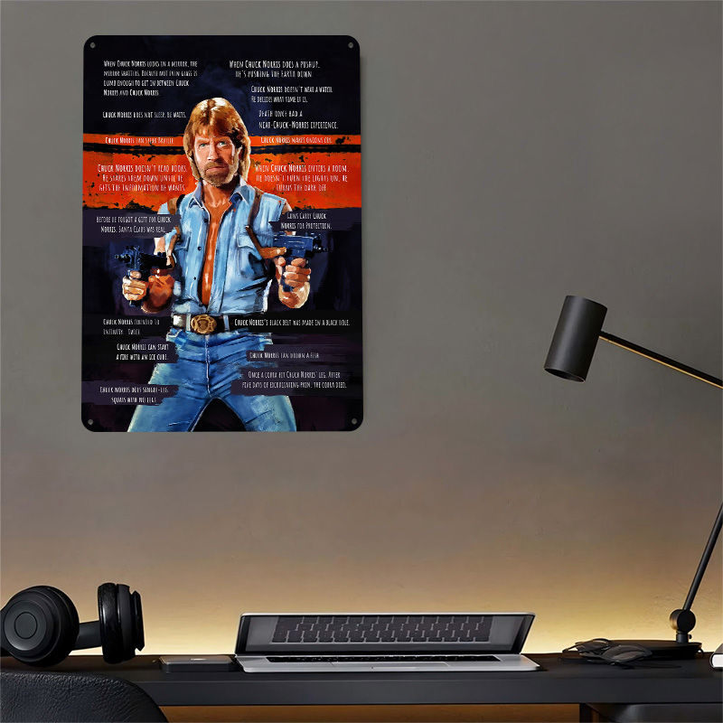 Chuck Norris Memes Metal Poste - Retro Gaming Meme review and price