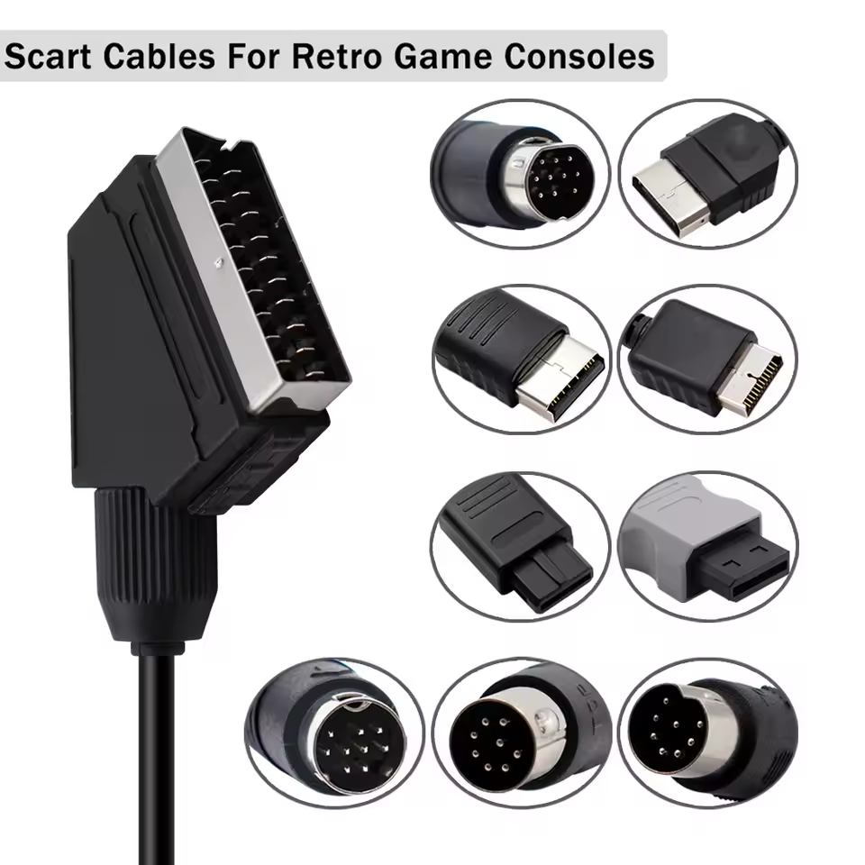 RGB Scart Cable For SEGA Dream - Retro Gaming Cables review and price