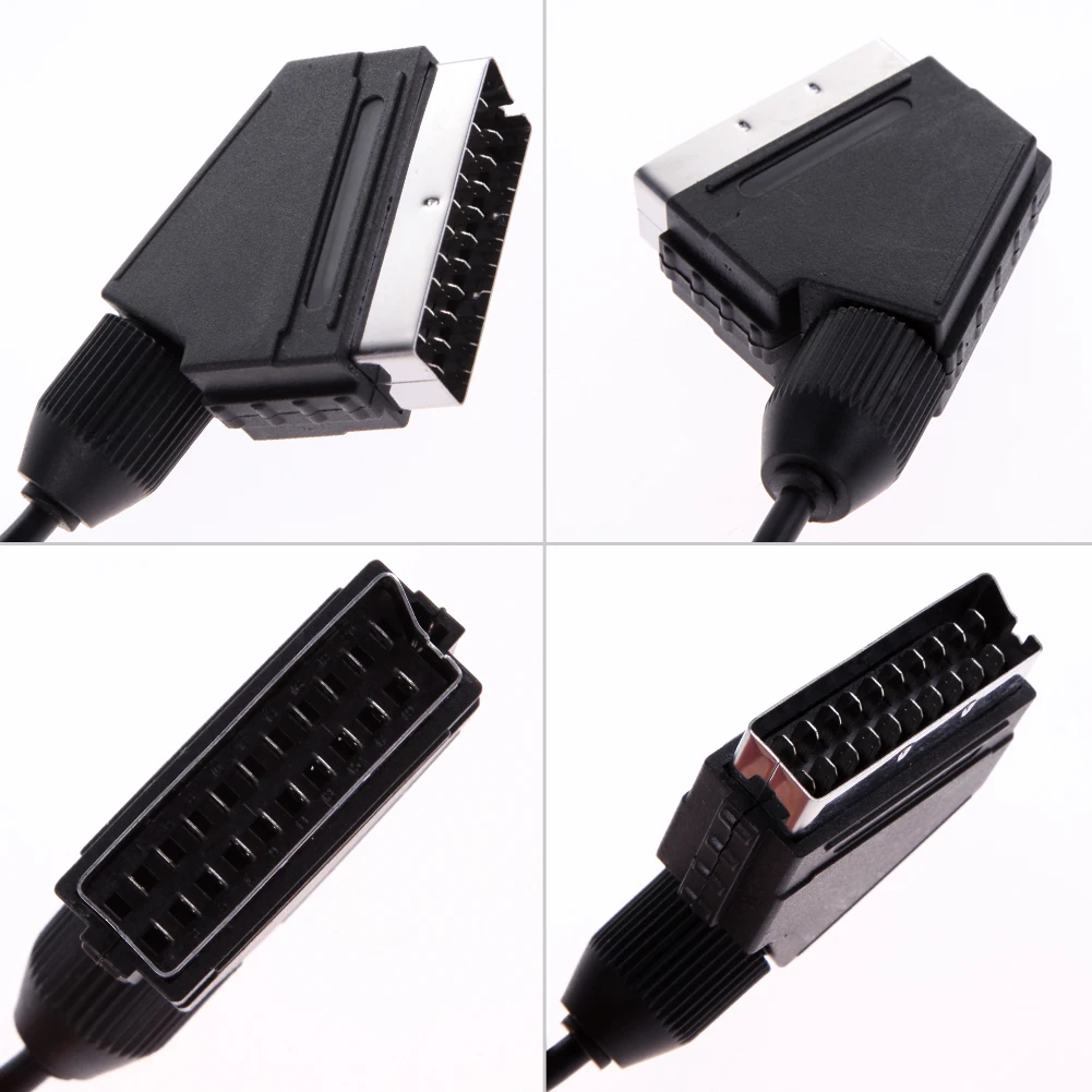 1.8m RGB Video AV A/V TV Scart - Retro Gaming Cables review and price