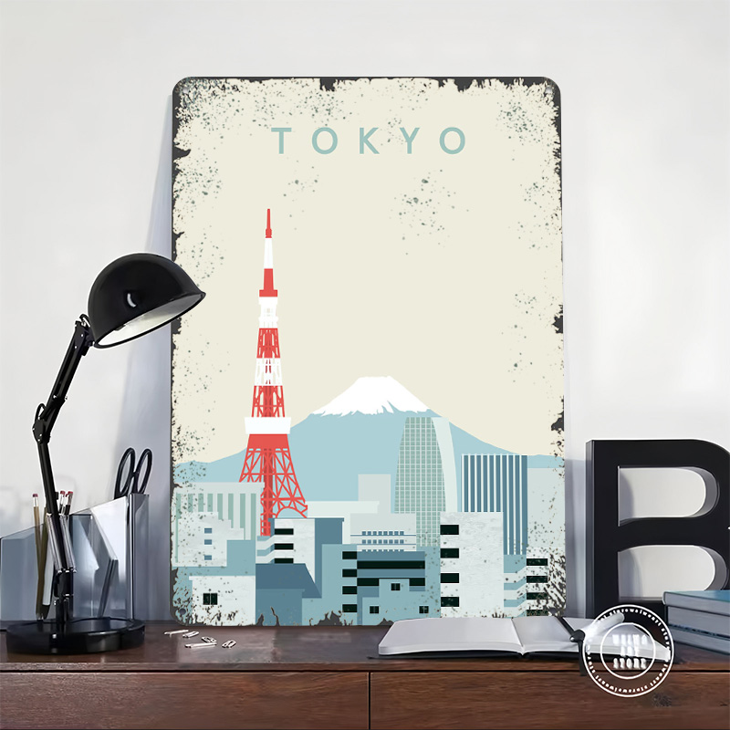 Tokyo Poster Retro 3D Printed  - Retro Gaming Gifts For Men review and price