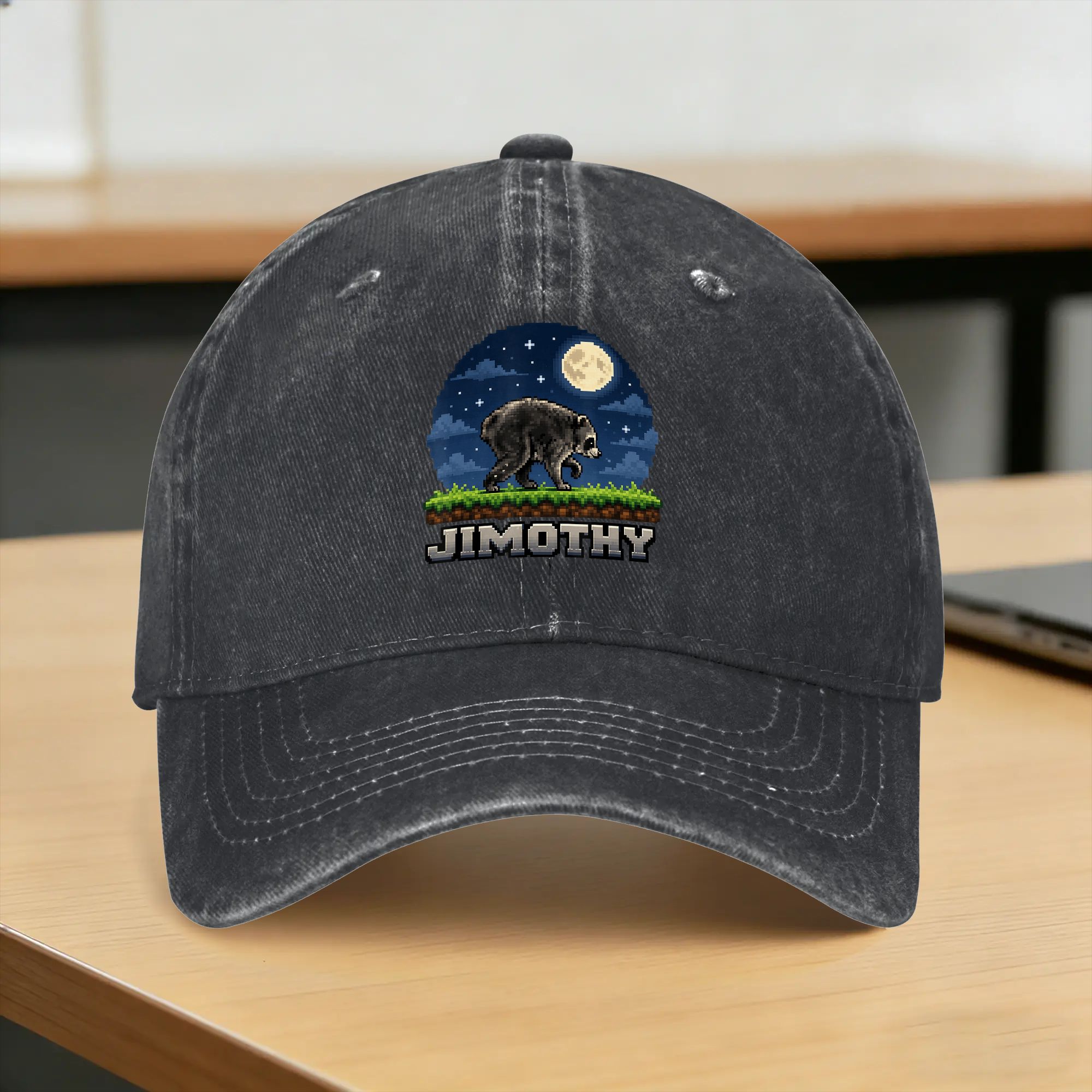 Jimothy Raccoon Pixel Art Retr - Retro Gaming Meme review and price
