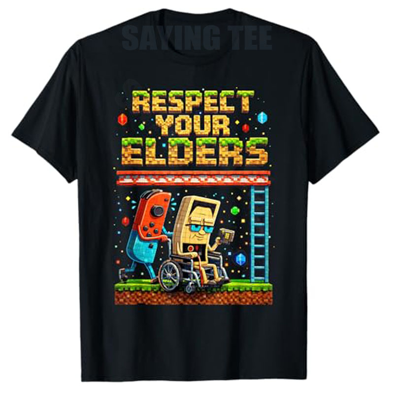 Respect Your Elders Retro Gami - Retro Gaming Gifts For Men review and price