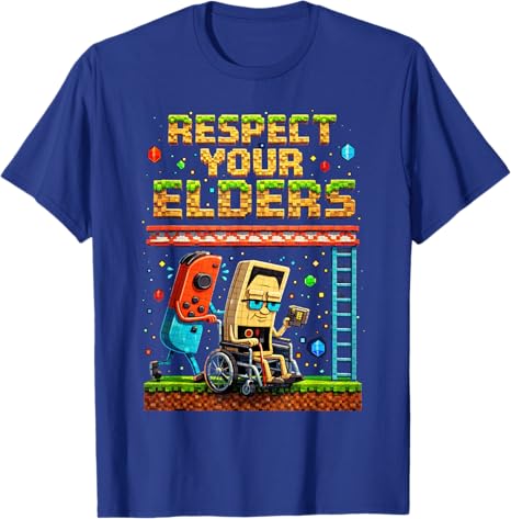 Respect Your Elders Retro Gami - Retro Gaming Gifts For Men review and price