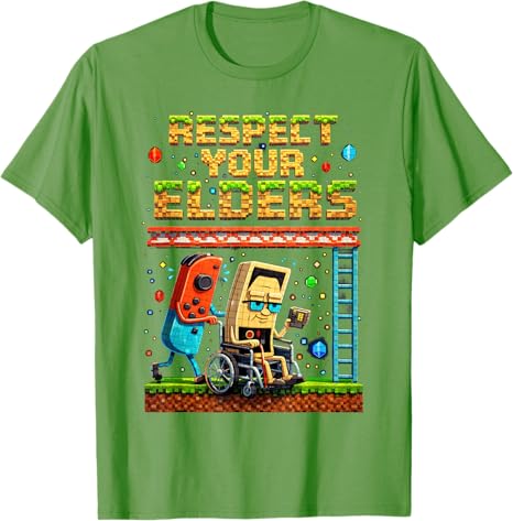 Respect Your Elders Retro Gami - Retro Gaming Gifts For Men review and price