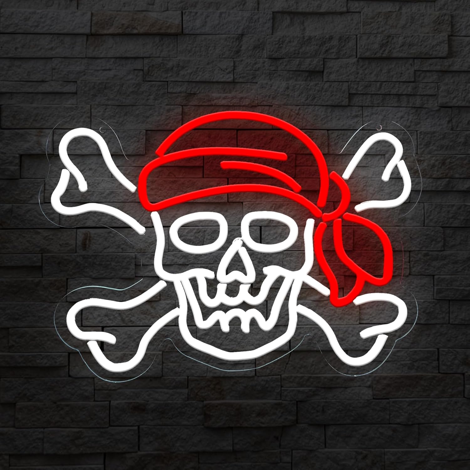 Pirate Skull USB Dimmable Neon - Retro Gaming Gifts For Men review and price