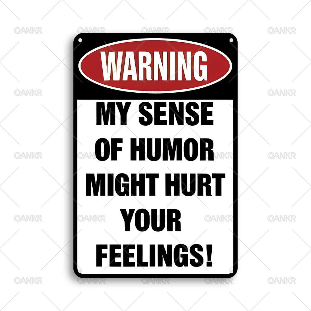 Vintage Funny Warning Metal Ti - Retro Gaming Cafe review and price