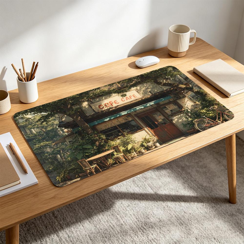 Vintage Cozy Cafe Large Desk M - Retro Gaming Cafe review and price