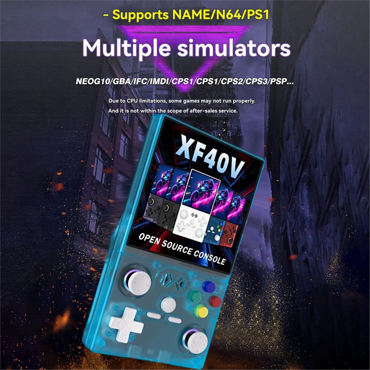 A86G NEW XF40V Retro Handheld  - Retro Gaming Handheld Console review and price