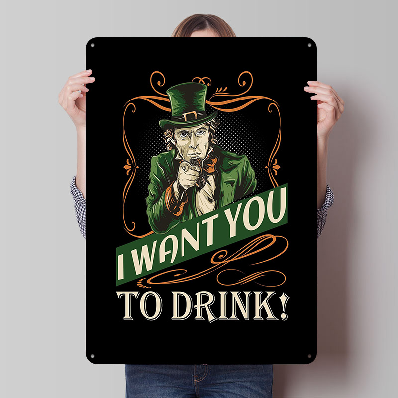 St Patricks Day Meme Tinplate  - Retro Gaming Meme review and price