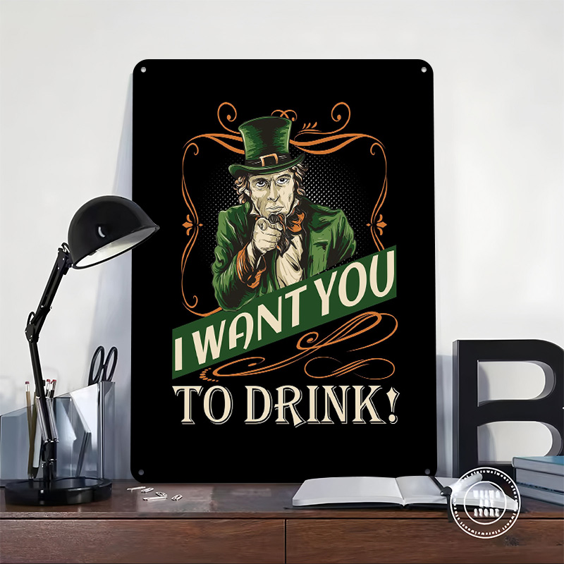 St Patricks Day Meme Tinplate  - Retro Gaming Meme review and price
