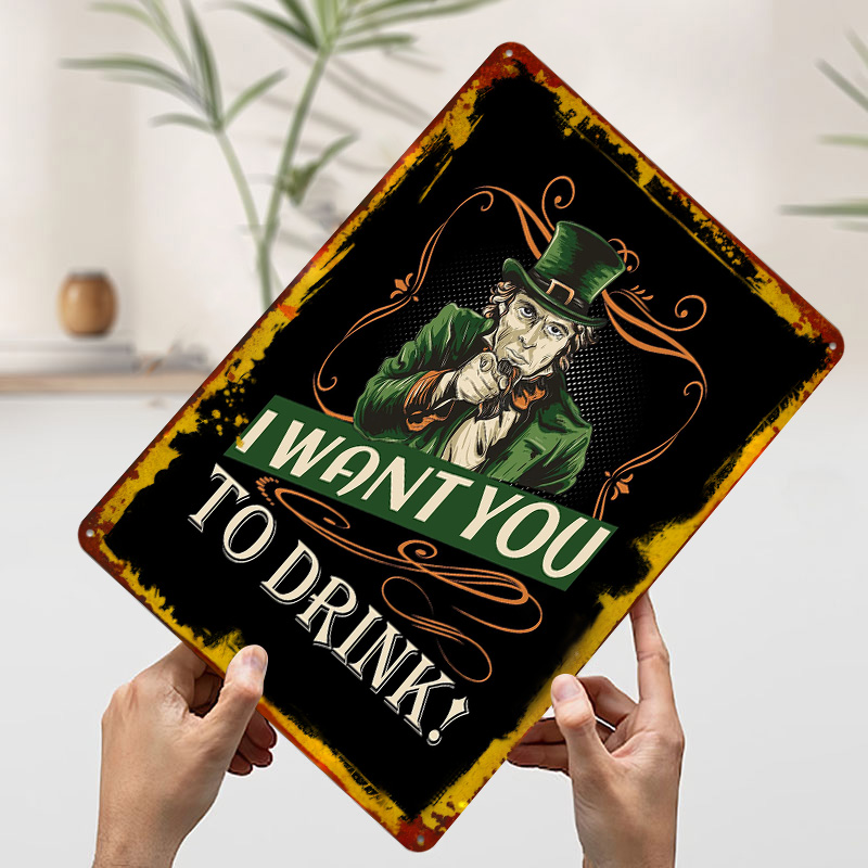 St Patricks Day Meme Tinplate  - Retro Gaming Meme review and price