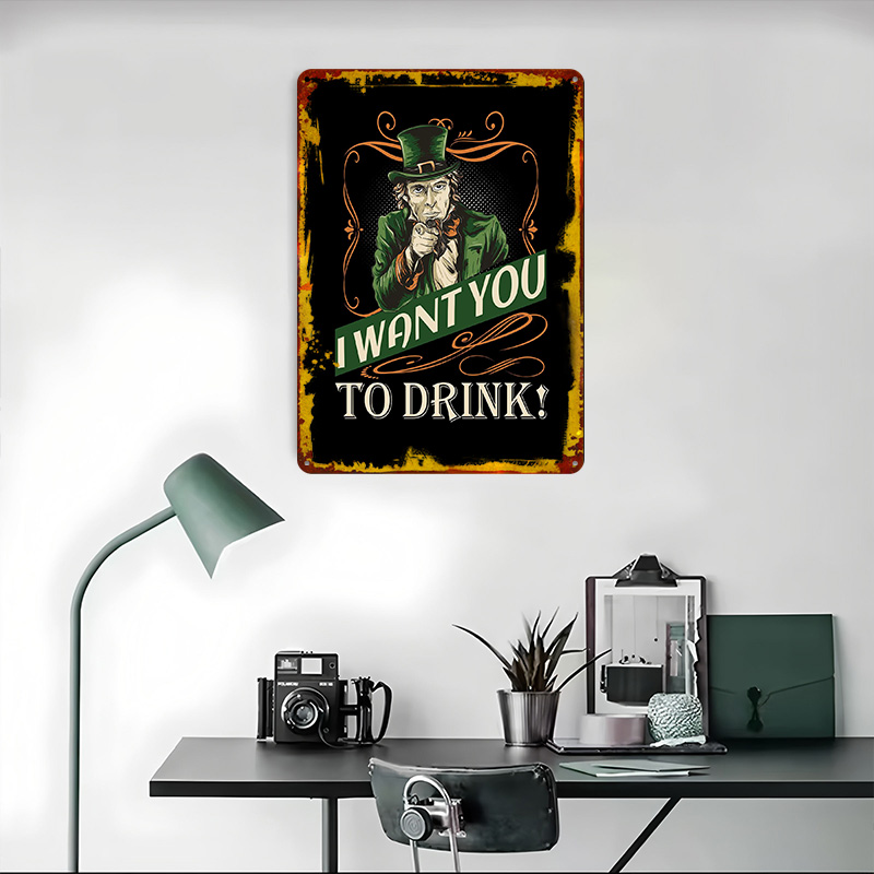 St Patricks Day Meme Tinplate  - Retro Gaming Meme review and price