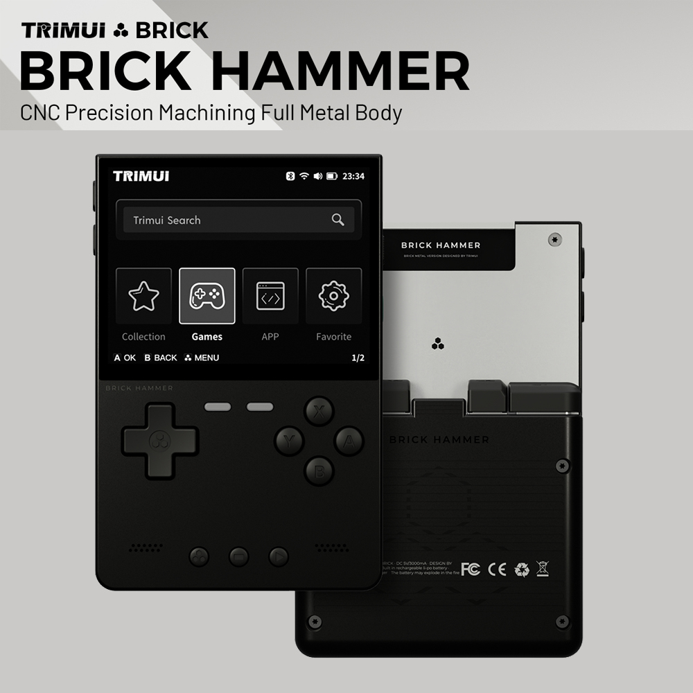 Metal Body Trimui Brick Hammer - Retro Gaming Kiosk review and price
