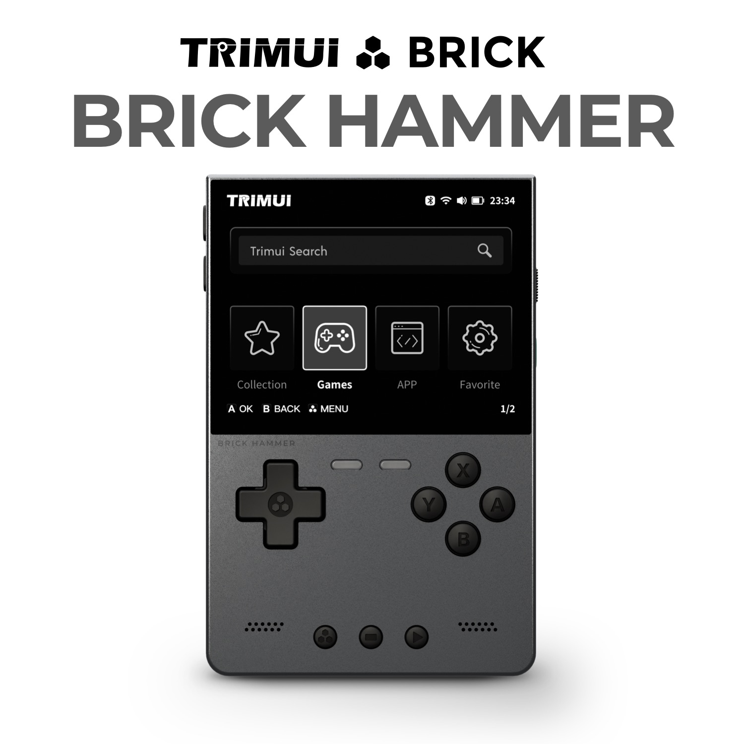 Metal Body Trimui Brick Hammer - Retro Gaming Kiosk review and price
